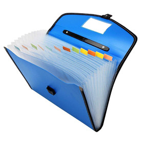 FASTUNBOX (LABEL) Expanding File Folder Accordion Document