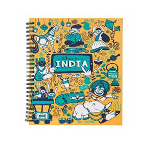 Chumbak Notebook – When in India Spiral Book