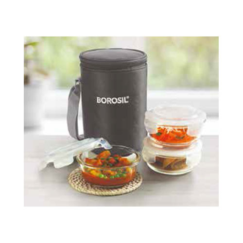 LUNCH BOX SET OF 4 (ROUND)