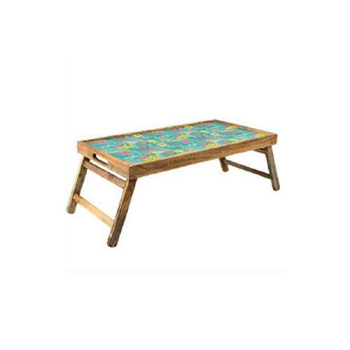 Chumbak – Things Indian Say Foldable Breakfast Tray – Teal