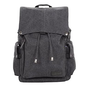 ELEMENTS BACKPACK CANVAS BLACK POR 928