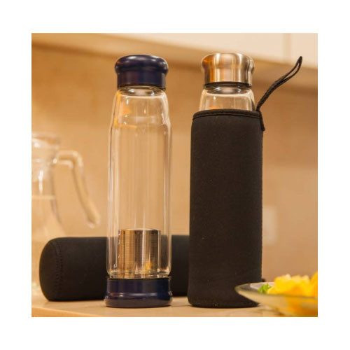 Tea Fruit Glass Infuser Bottle