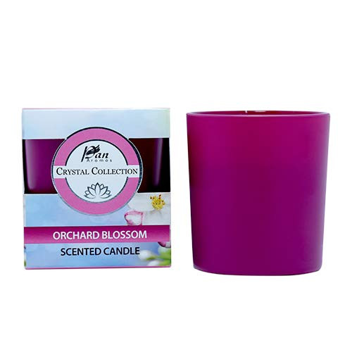Crystal Collection 120gms Coloured Glass Candle