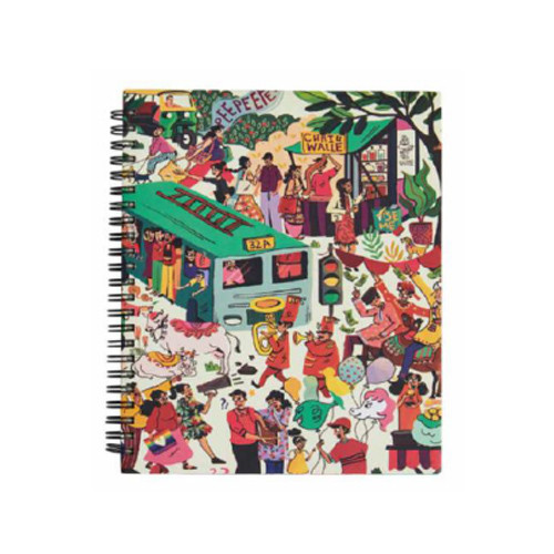 Chumbak Notebook – Indian streets spiral notebook