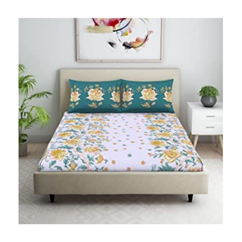 Welspun Evanna Cotton Poly Bedsheet