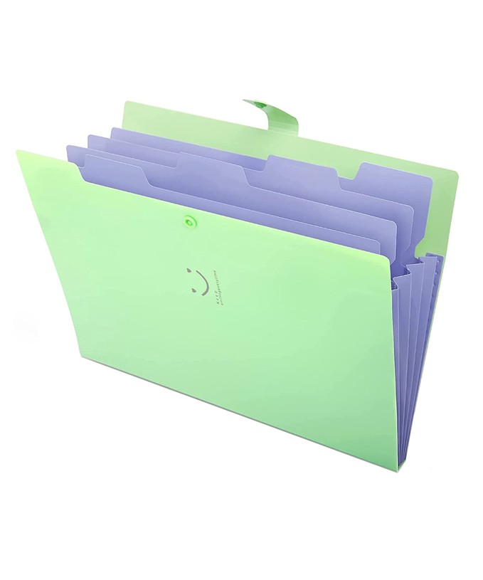 NISUN 5 pockets File Organizer, Expanding File Folder