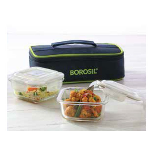 MICROWAVABLE LUNCH BOX (SQUARE FLAT)