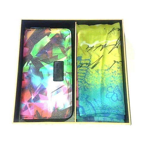 Satya paul exquisite gift set (Ladies Wallet+Viscose stole)