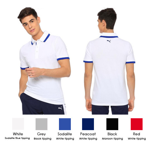 PUMA ESS Pique Tipping Polo