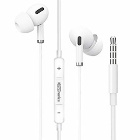 PORTRONICS CONCH 30 WIRED IN EAR EARPHONE WITH MIC WITH 8 PIN JACK