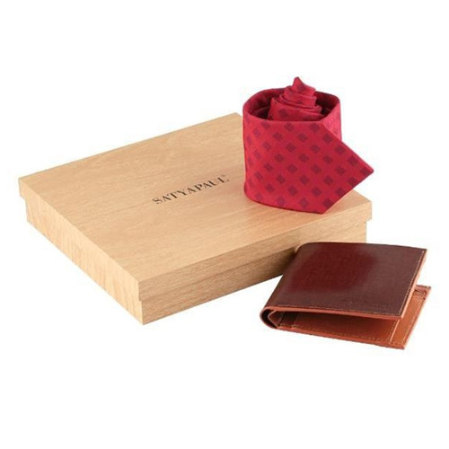 Satya Paul Exquisite Gift Set (Micro Tie+Men’s Wallet)