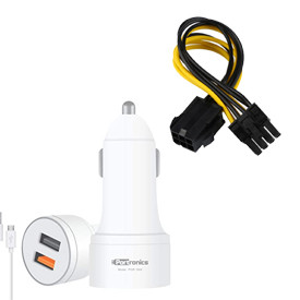 CAR POWER 6 WITH 8 PIN CABLE