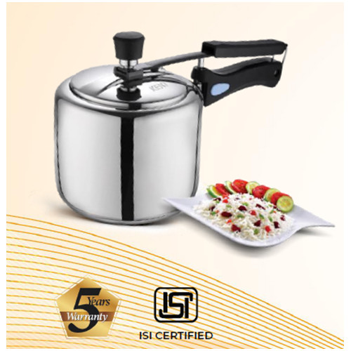 KENT STAINLESS STEEL PRESSURE COOKERS W/ INNER LID