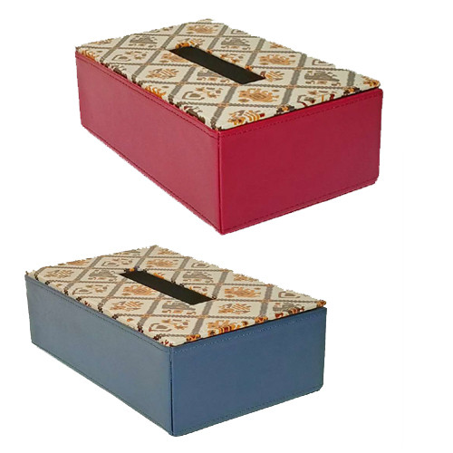 IMARS PATOLA TISSUE BOX- CHERRY