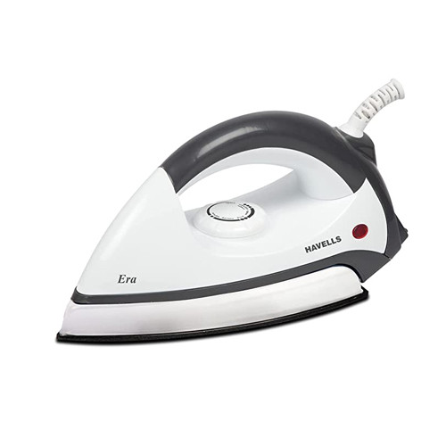 Havells Dry Iron Era Grey and White 1000W