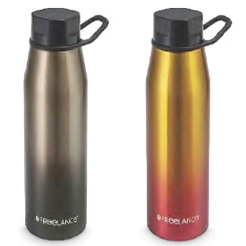 Freelance Stratos Vacuum Insulated Stainless Steel Flask Beverage Travel Bottle 530 ml