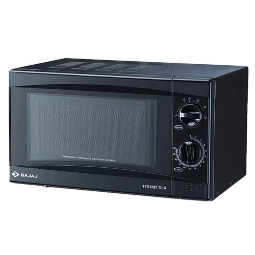Bajaj 1701 MT 17L Solo Microwave Oven, White