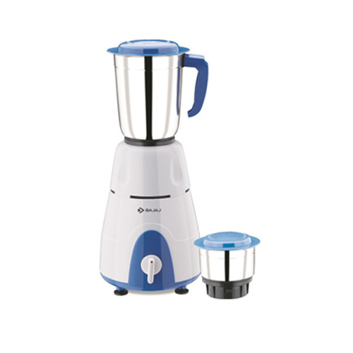 Bajaj GX3 500 Watts Mixer Grinder 2 Jars (White/Blue)